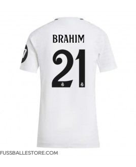 Günstige Real Madrid Brahim Diaz #21 Heimtrikot Damen 2024-25 Kurzarm